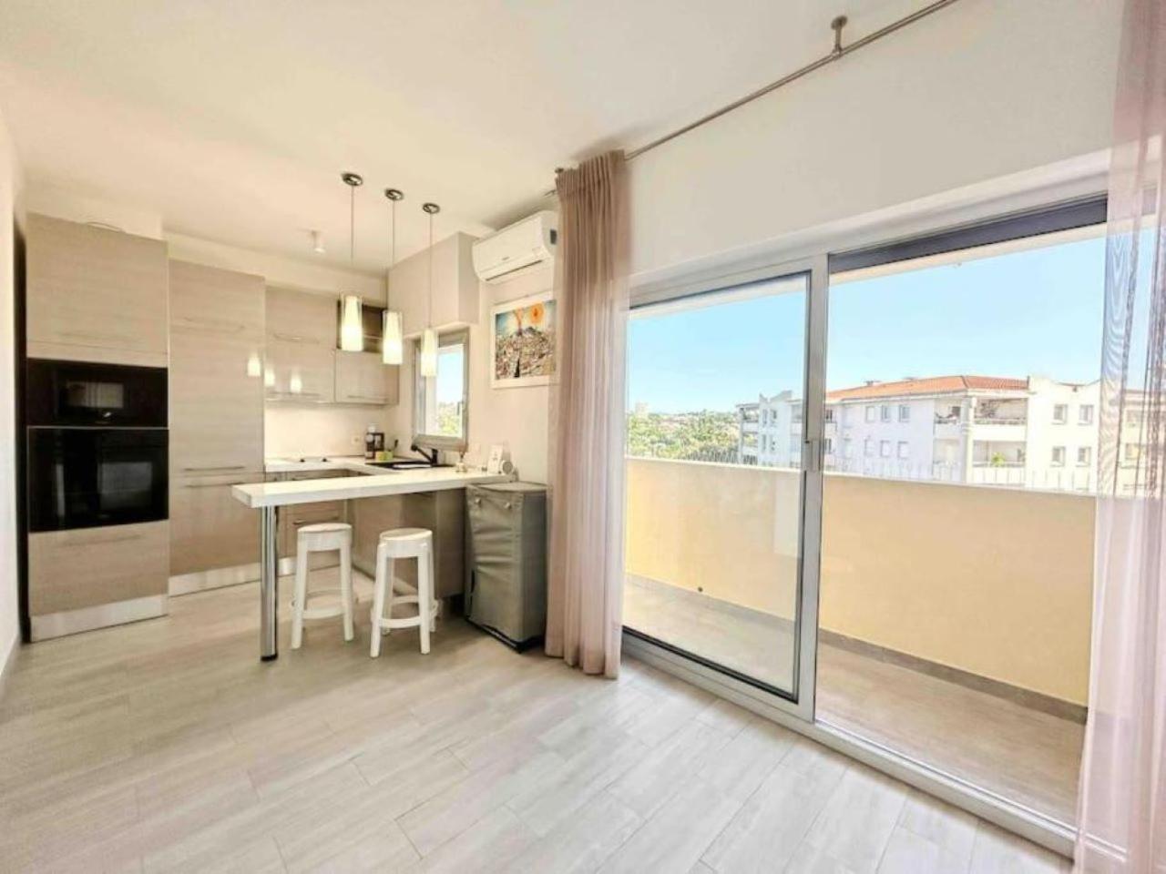 Il Gioiello : Apt 2 Pers, Clim, Piscine, Parking Αντίμπ Εξωτερικό φωτογραφία